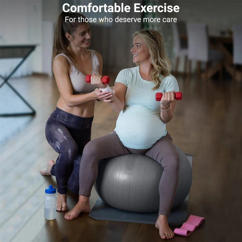 Versatile Yoga Ball with Pump